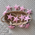 Baby Pink Velvet Star Garland