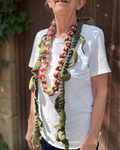 Rose Bud Crochet Lei