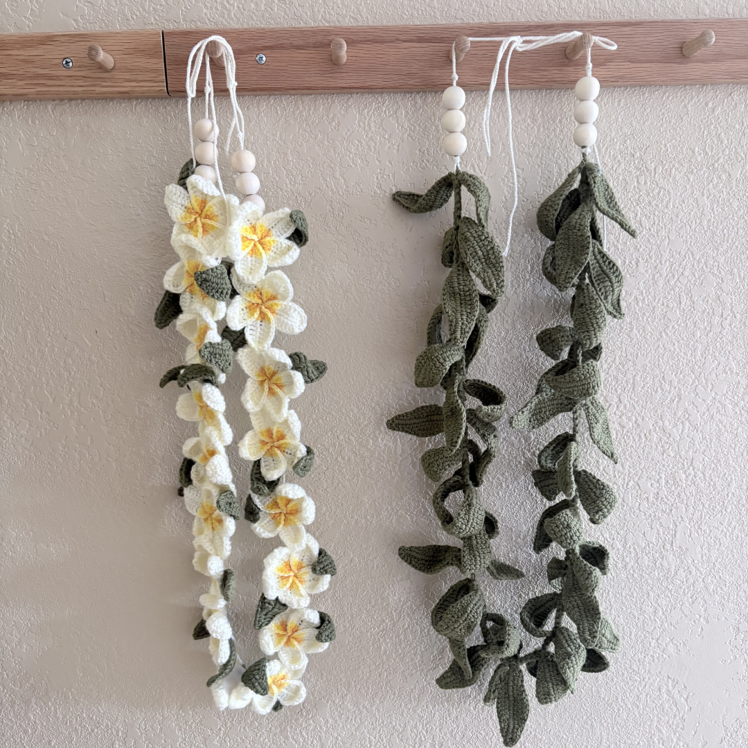 Ti Leaf Crochet Lei